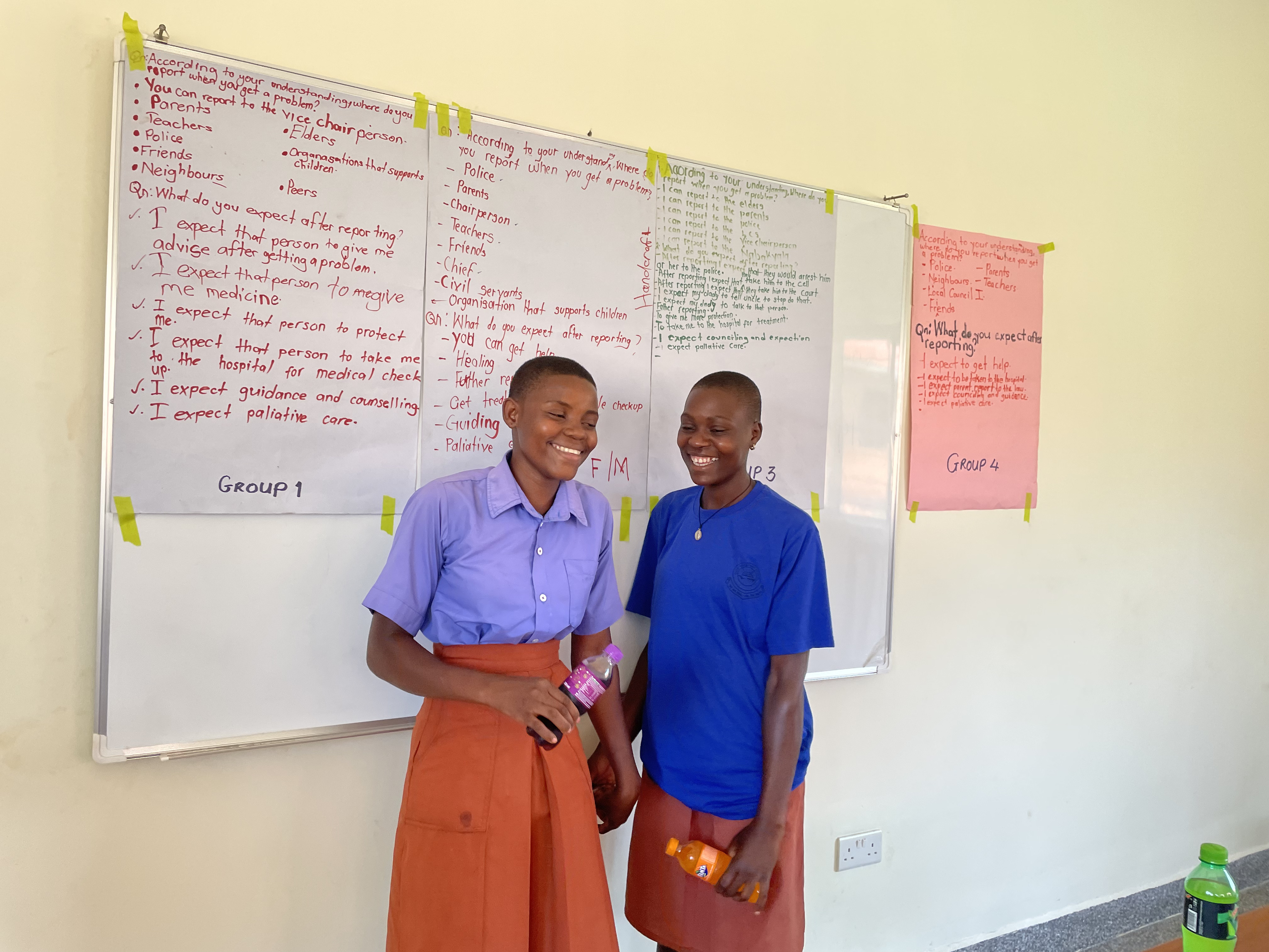 Prize-giving day at sponsored school